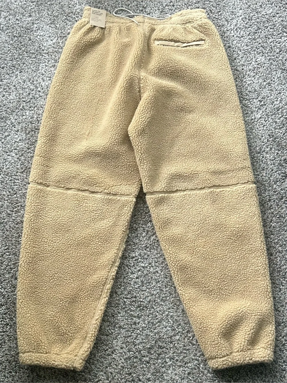 Nike ACG Canwell Glacier ADV Fleece Pants Beige Mens Size Medium FV8827-297